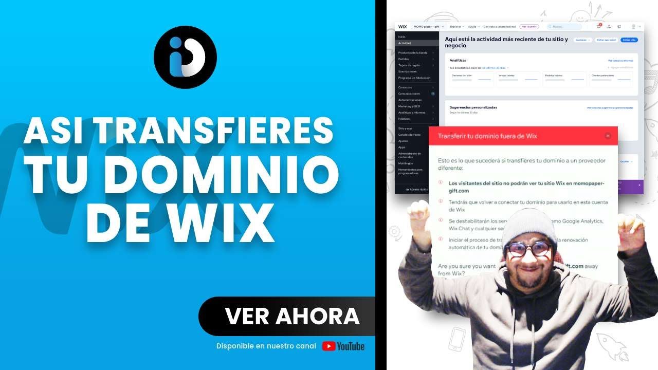 Así transferimos nuestro dominio de wix a otro proveedor 2022 YouTube Así transferimos nuestro dominio de wix a otro proveedor 2022 YouTube