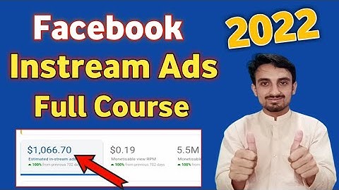 Facebook Instream Ads Full Course 2022 | Make Money On Facebook