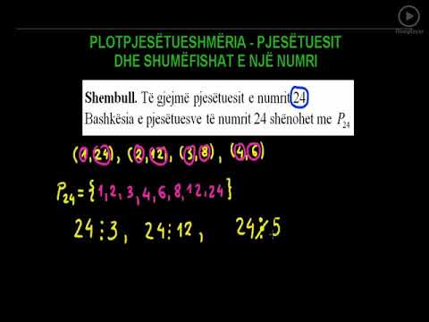 Video: Si Të Gjeni Të Gjithë Pjesëtuesit E Një Numri