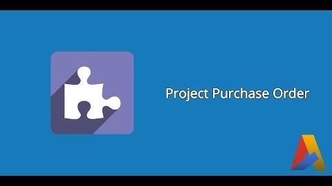 Purchase Order On Project in odoo v11