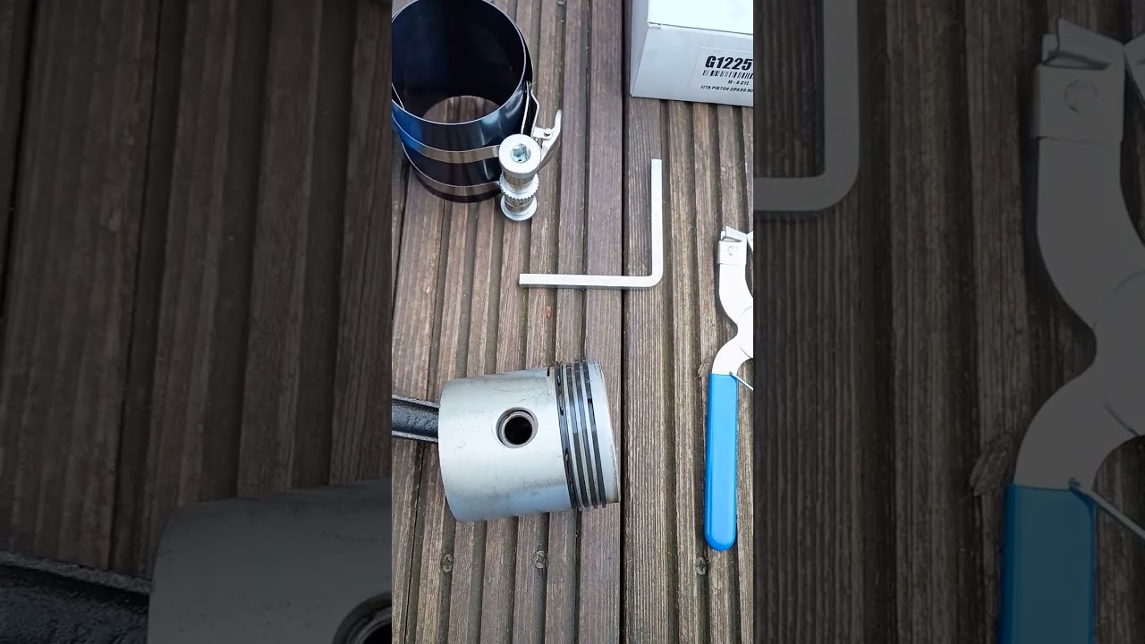 Mini 850 engine rebuild Piston ring install Part 8