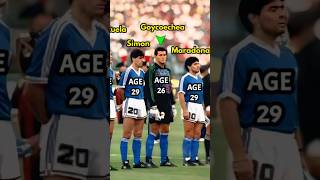 Argentina Vs Germany World Cup 1990 Argentinal Lineup.