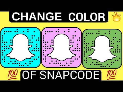 How To Change Your Snapcode Color