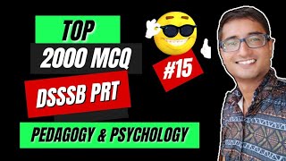 TOP-2000 DSSSB PRT Pedagogy & Psychology ✅ Viplav Singh ✅