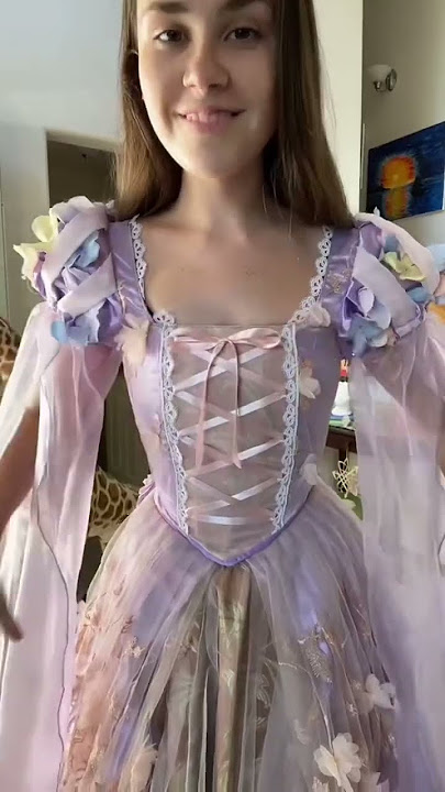 Inspired Rapunzel Tangled ballgown! #shorts #alexandralouise #tangled #rapunzel