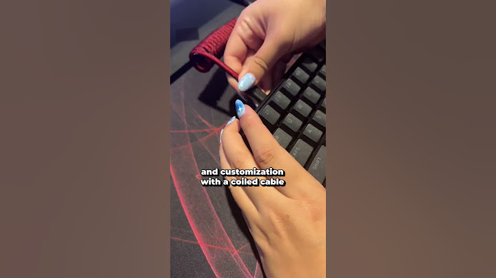 Organize Your PC Setup With Coiled Cables and Wireless Peripherals  #wireless #pcsetup #gamingsetup