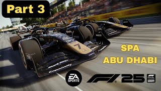F1 25 Movie Gameplay Scenarios 5 & 6 (Spa & Abu Dhabi) | APXGP Story Gameplay (PS5 Pro 4K60) Ending