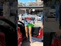 Superman Ferrari Lady Enjoys Expensive Monte Carlo Day