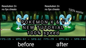 how to fix lag pokemon X & Y di citra mmj emulator no fps cheats
