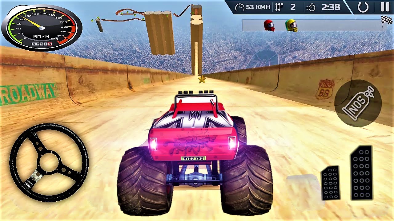 Monster Truck Mega Ramp Extreme Stunts GT Racing Best Android