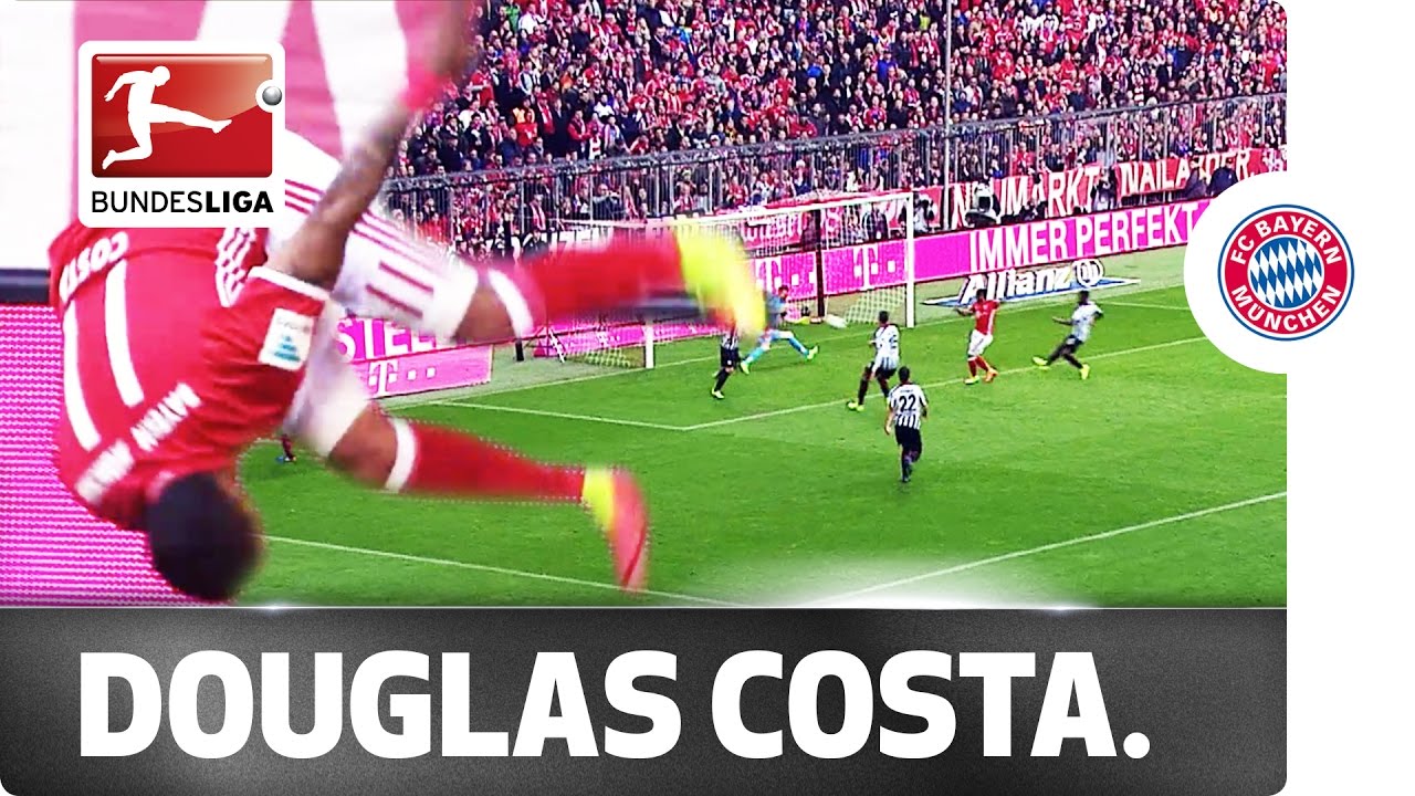 Costa Acrobatics Bayern Star Celebrates Goal In Style Youtube