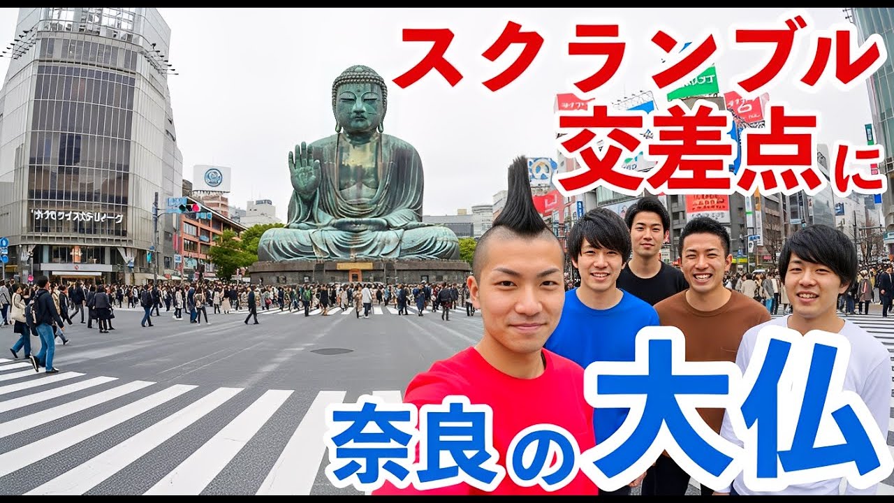 AIが考えたYouTuber企画「奈良の大仏を東京の大仏にするまで帰れません！」
