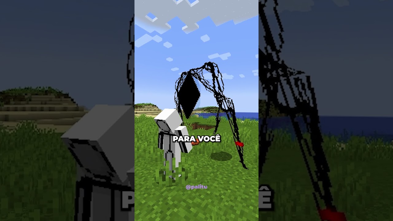 Ele Parece Assustador Mas... #minecraft