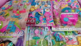 Barbie Dolls toys My Little Pony Cooking Kitchen Miniature Food toys Girls Toys Children kids toy