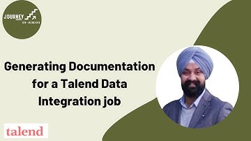 32. Generating Documentation for a Talend job