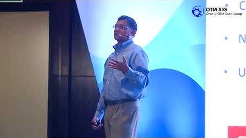 OTMSIG APAC 2019: Network Modeling Overview and Demo by Srini Rajagopal (Oracle)