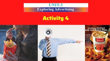 Class 7 English Unit 3 Exploring Advertising Activity 4 - Semester 1 (Easy Explanation)