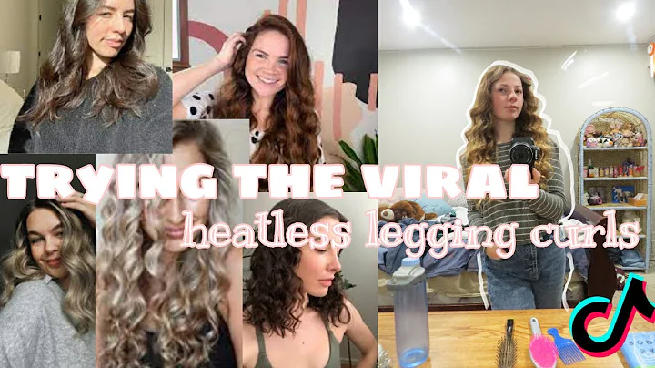 Trying the TikTok Heatless Legging curls | Julia M...