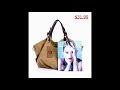 Kiss goldtm european style canvas large tote  travel bag  duffle bag  shopping bag size 22  x6