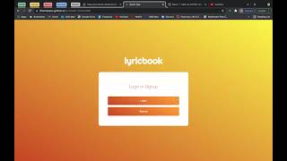 Lyricbook - Flatiron School Capstone Project
