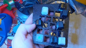 3D printable mechanical keyboard switch update: Loads of different materials and experiments!