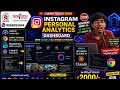 Built an AI Software 🤯 | Instagram Personal Analytics Dashboard 🔥