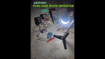 Arduino se pure sine wave inverter #shorts #short  #inverter #arduino #arduinotoinverter