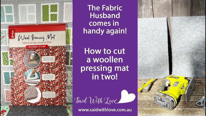 Wool Pressing Mat Hacks - Two wool blanket DIYs • Wife-made