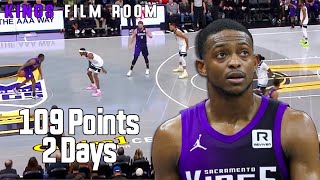 How Deaaron Fox Scored 109 Points In 2 Days Kings Film Room