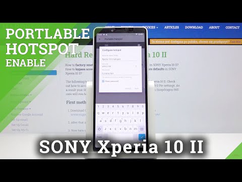 How to Enable Portable Hotspot in SONY Xperia 10 II – Share Wi-Fi