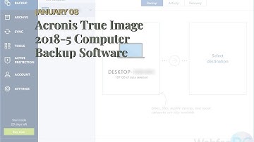 Acronis True Image 2018-5 Computer Backup Software