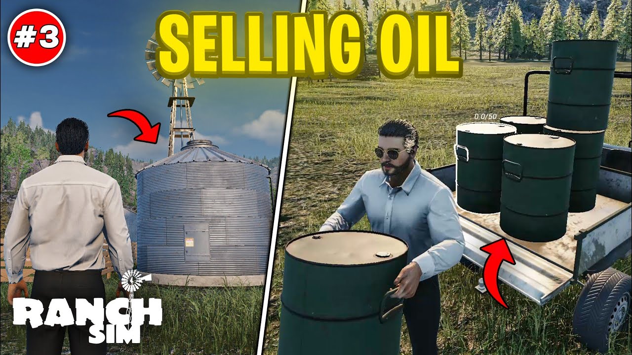 Oil Ranch Simulator SELLING OIL TO BECOMING A RICH 🔥|| RANCH SIMULATOR GAMEPLAY S2 #3 - YouTube