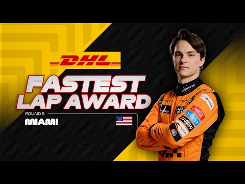 Oscar Piastri Sets The Fastest Lap | 2024 Miami Grand Prix | DHL