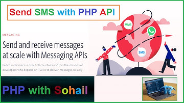 PHP - Send and Receive messages (#SMS) with API