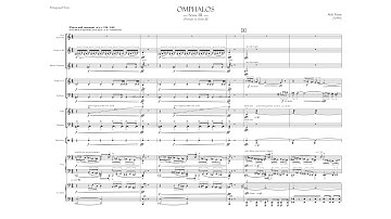 Milo Paulus — "Omphalos: Scene 3, These Writings, When They Are" (2023) for ensemble [Score Follow]