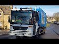 2x Old Variopress Bin Lorry Collecting Garden / Trade waste   Hopper Shot