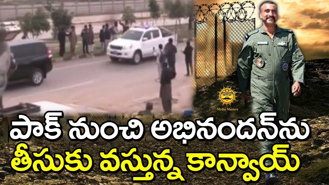 Abinandan Latest Updates : Bringing Abinandan Vardaman in Convoy to India | Media Masters breaking free