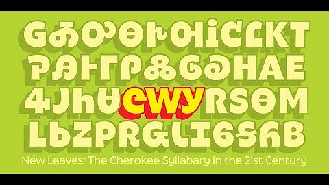 New Leaves: The Cherokee Syllabary in the 21st Century with Chris Skillern
