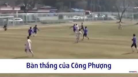 Bàn thắng đầu tiên của Công Phượng trong màu áo Incheon United