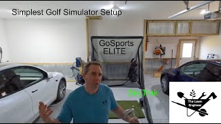 Golf Simulator Rebuild - GoSports ELITE Golf Net