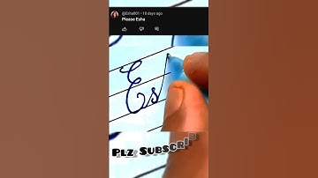 "Esha" name in cursive handwriting #calligraphy #cursive #art #names #learn #cursivewriting #short