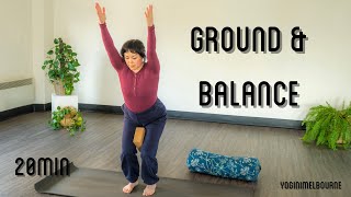 Ground & balance | Yoga to strengthen feet and ankles | 20min