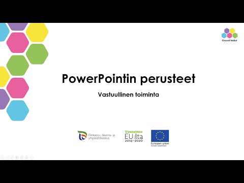 Video: Miten yhdistän muodot käyttöön PowerPointissa?