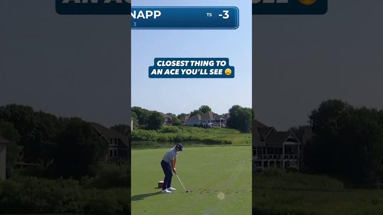 PAIN 😩 Jake Knapp was robbed. 📺 PGA Tour Live on ESPN+