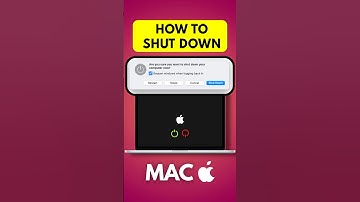 How to Shut Down You Mac? 💻 #mymactalk #apple #macbook #mactips