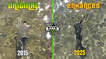 GTA 5 Original vs Enhanced Edition / Direct Comparison (4K)