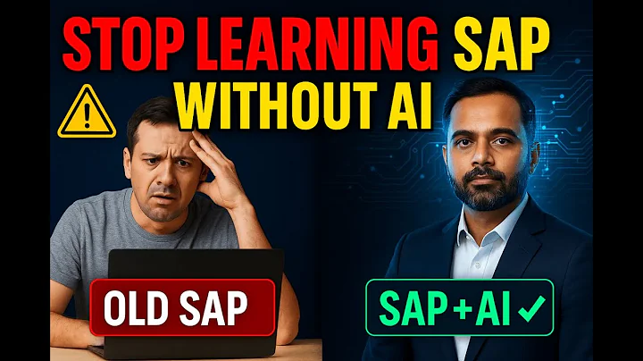 "STOP Learning SAP Without AI in 2026 | AI Will REPLACE SAP Consultants by 2026 (Learn This NOW)