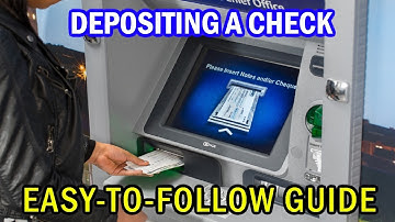 How to Deposit a Check At an ATM: Chase | Wells Fargo | Bank of America