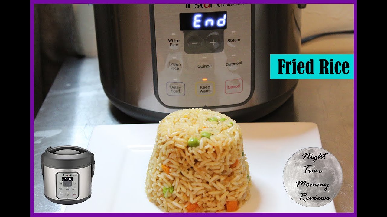 Fried Rice INSTANT ZEST RICE AND GRAIN COOKER YouTube