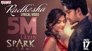 Radhesha Lyrical | SPARK | Vikranth | Mehreen Pirzada | Swetha Mohan | Hesham Abdul Wahab